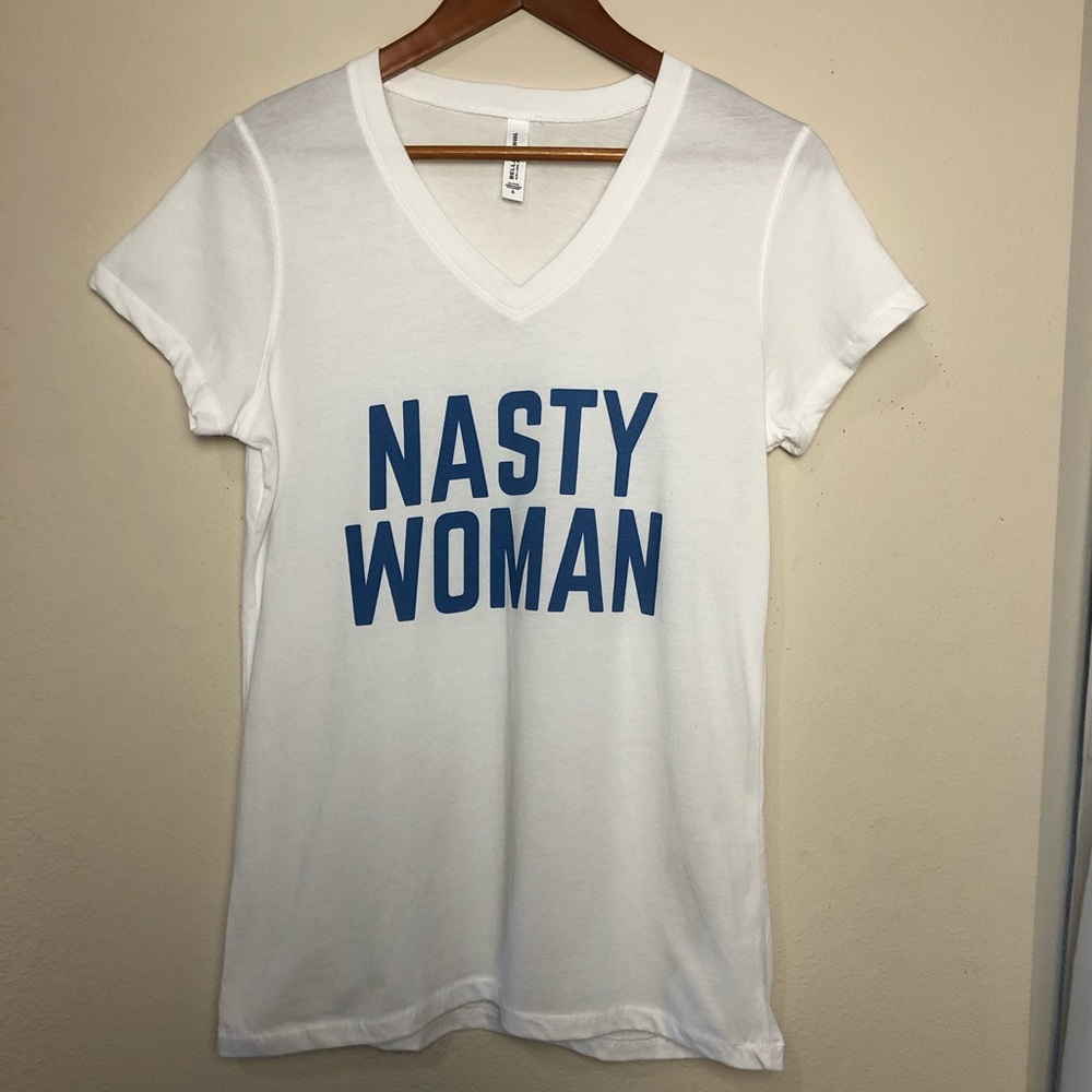 Nasty Woman Cotton V-Neck Tee